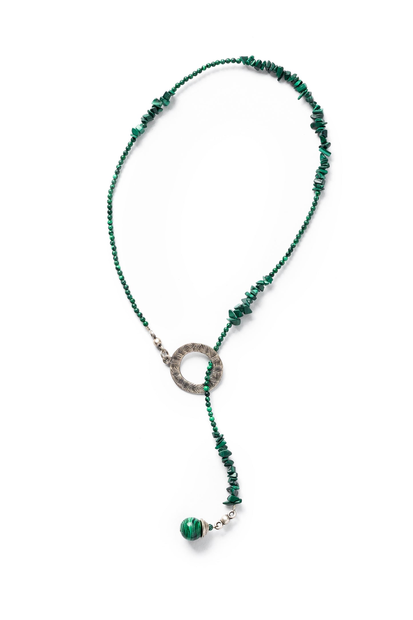 Necklace malachite