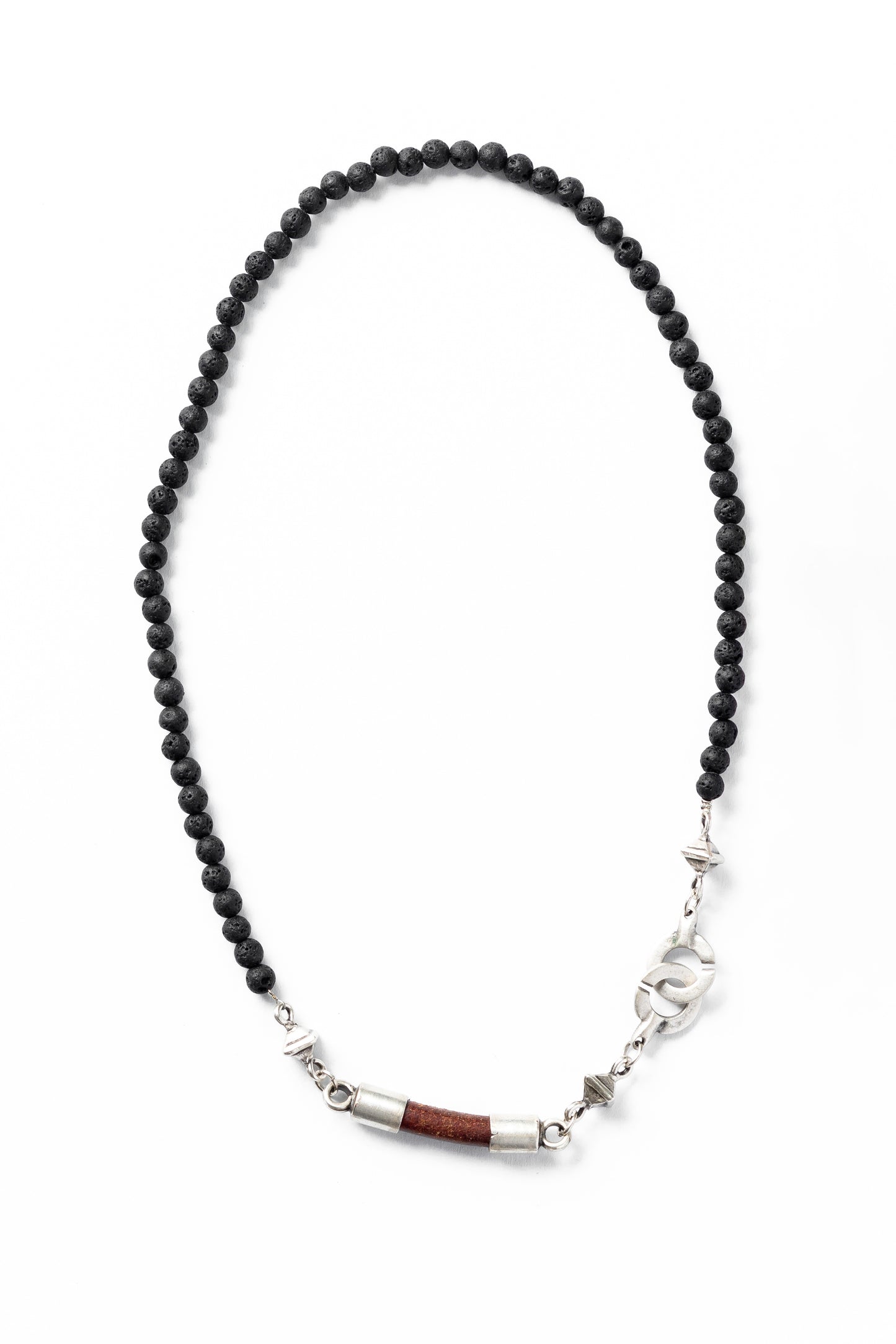 Necklace volcanic stone