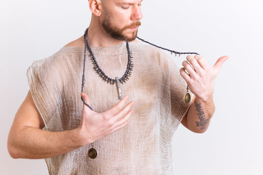 Ogrlica vulkanski kamen