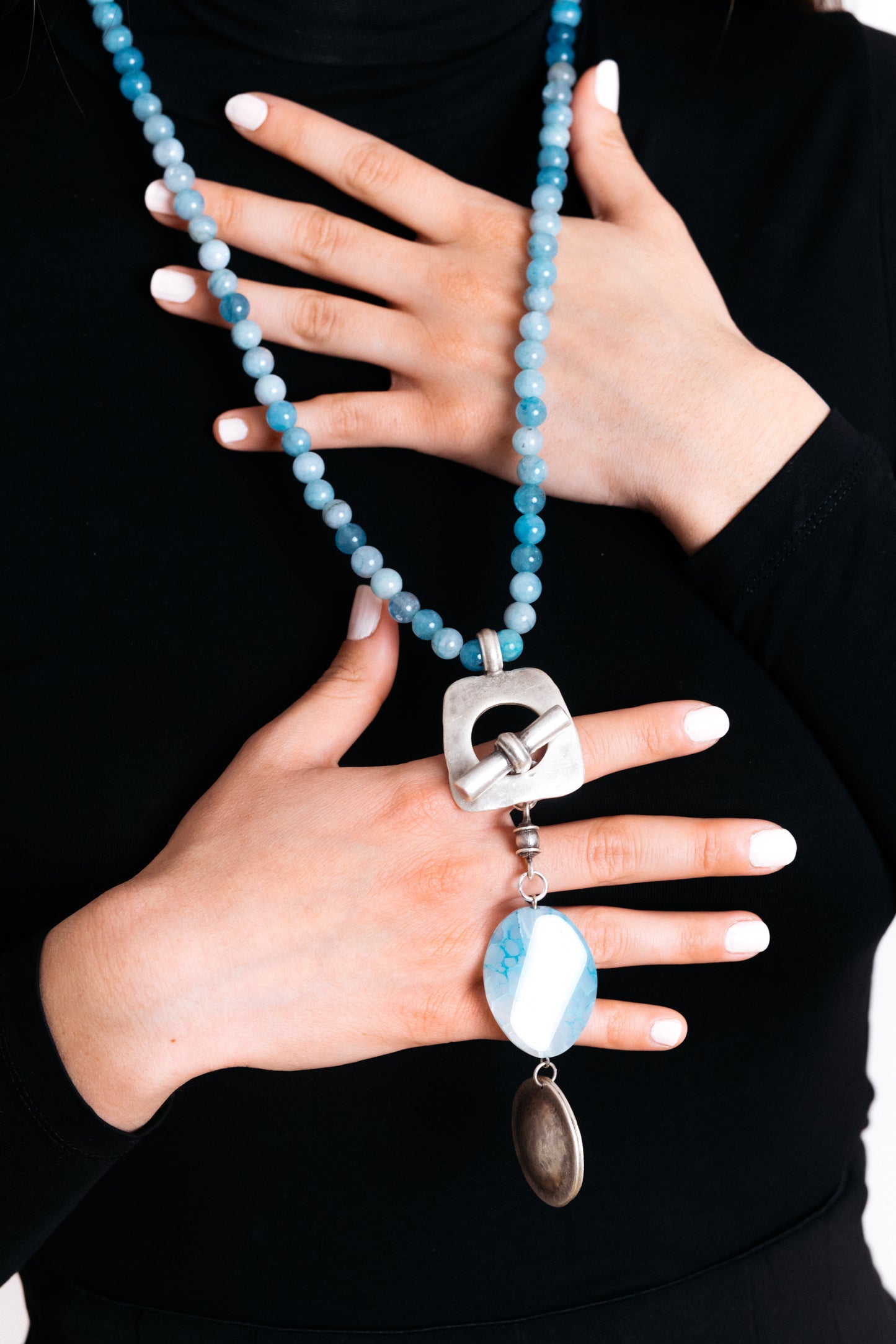 Necklace aquamarin