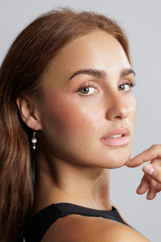 Earrings river pearls