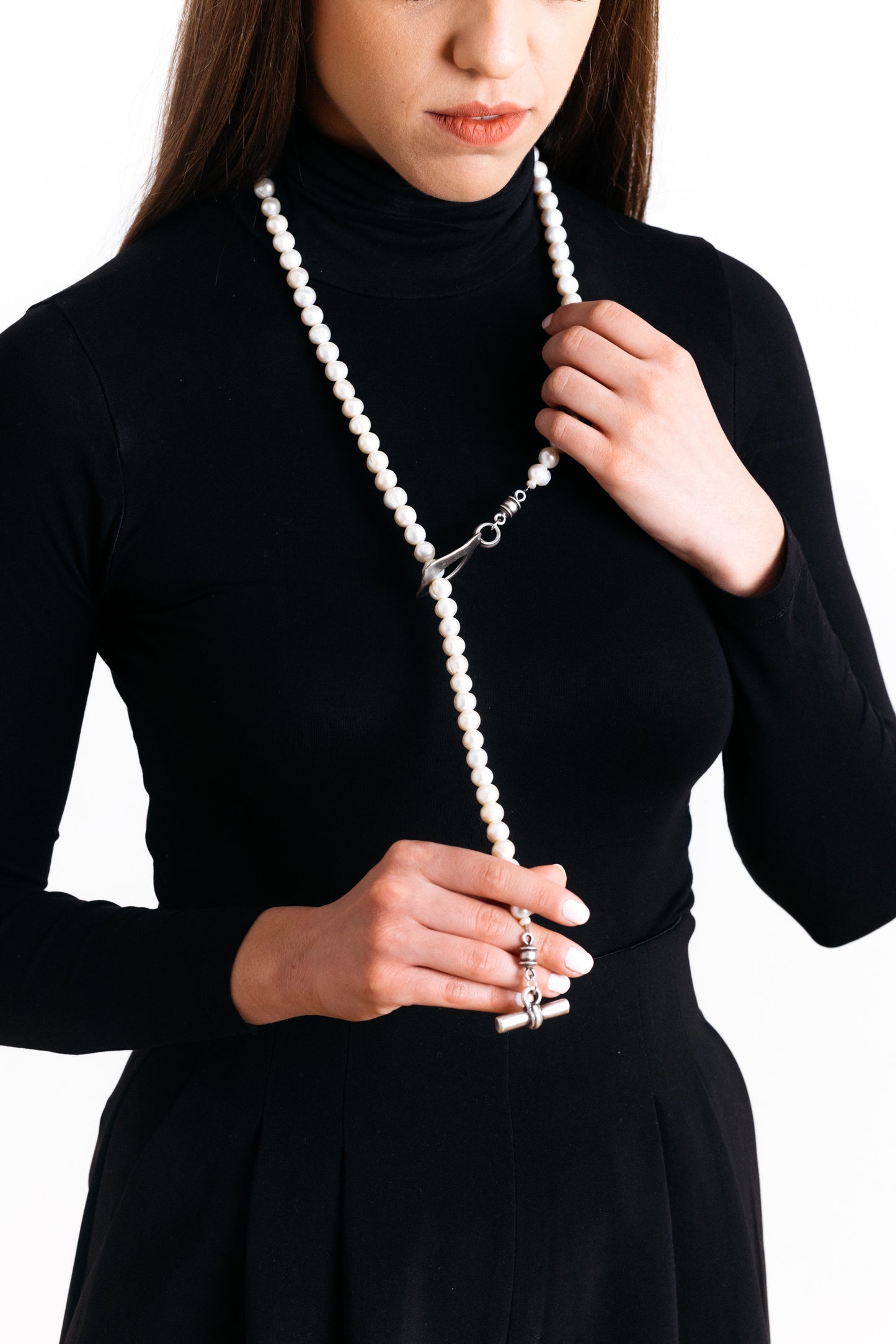 Necklace/bracelet river pearls