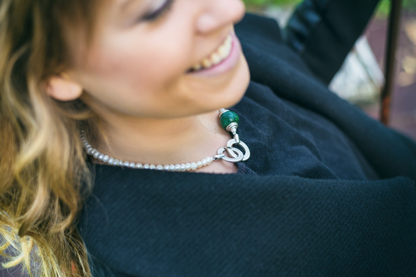 Necklace river pearls CC