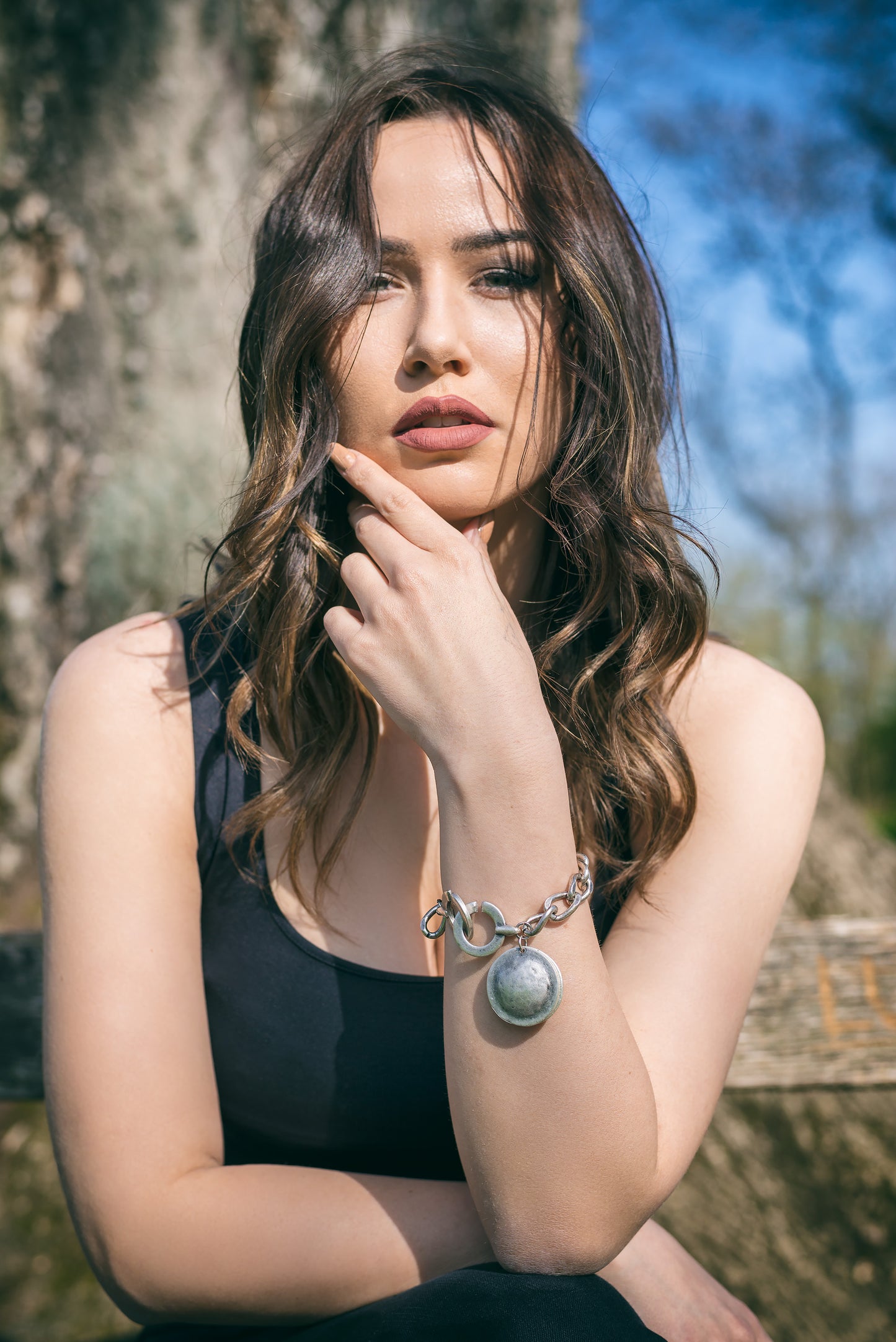 Bracelet metal alloy CC