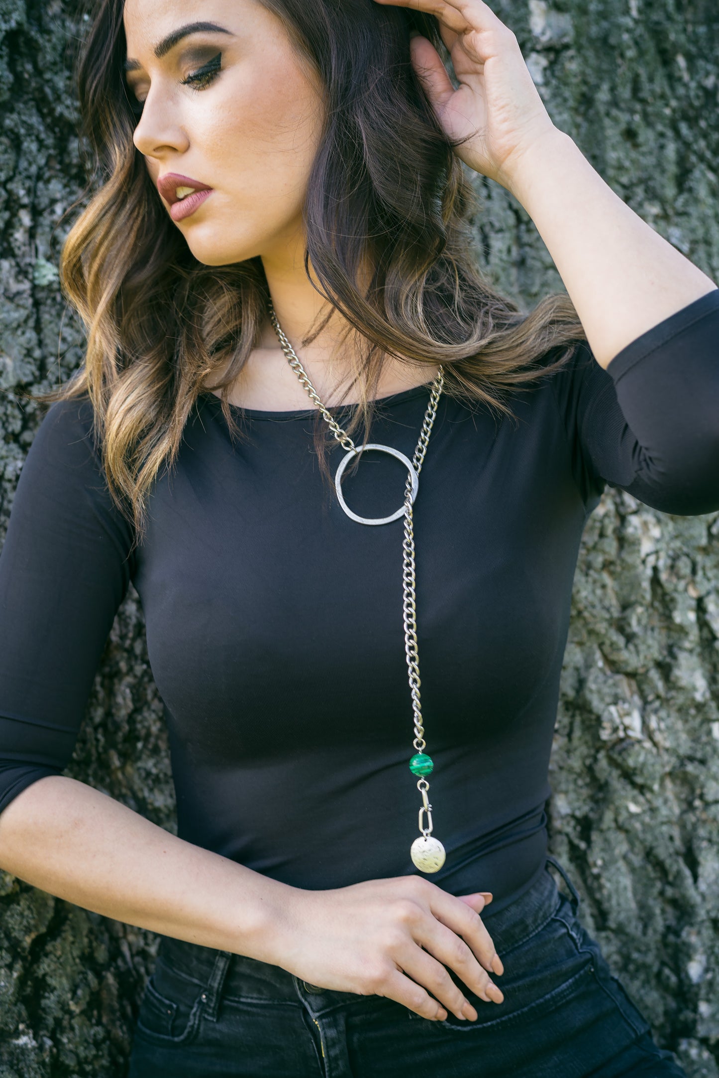 Ogrlica lanac Provlačenje