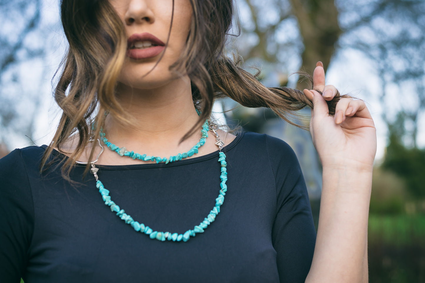 Necklace turquoise CC