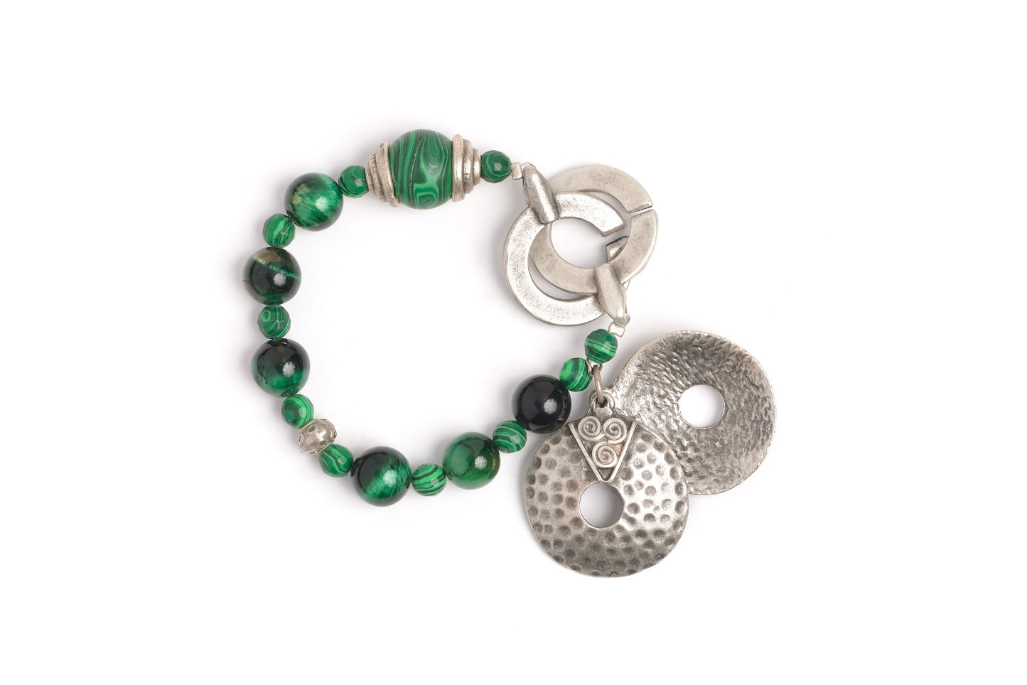 Bracelet malachite CC