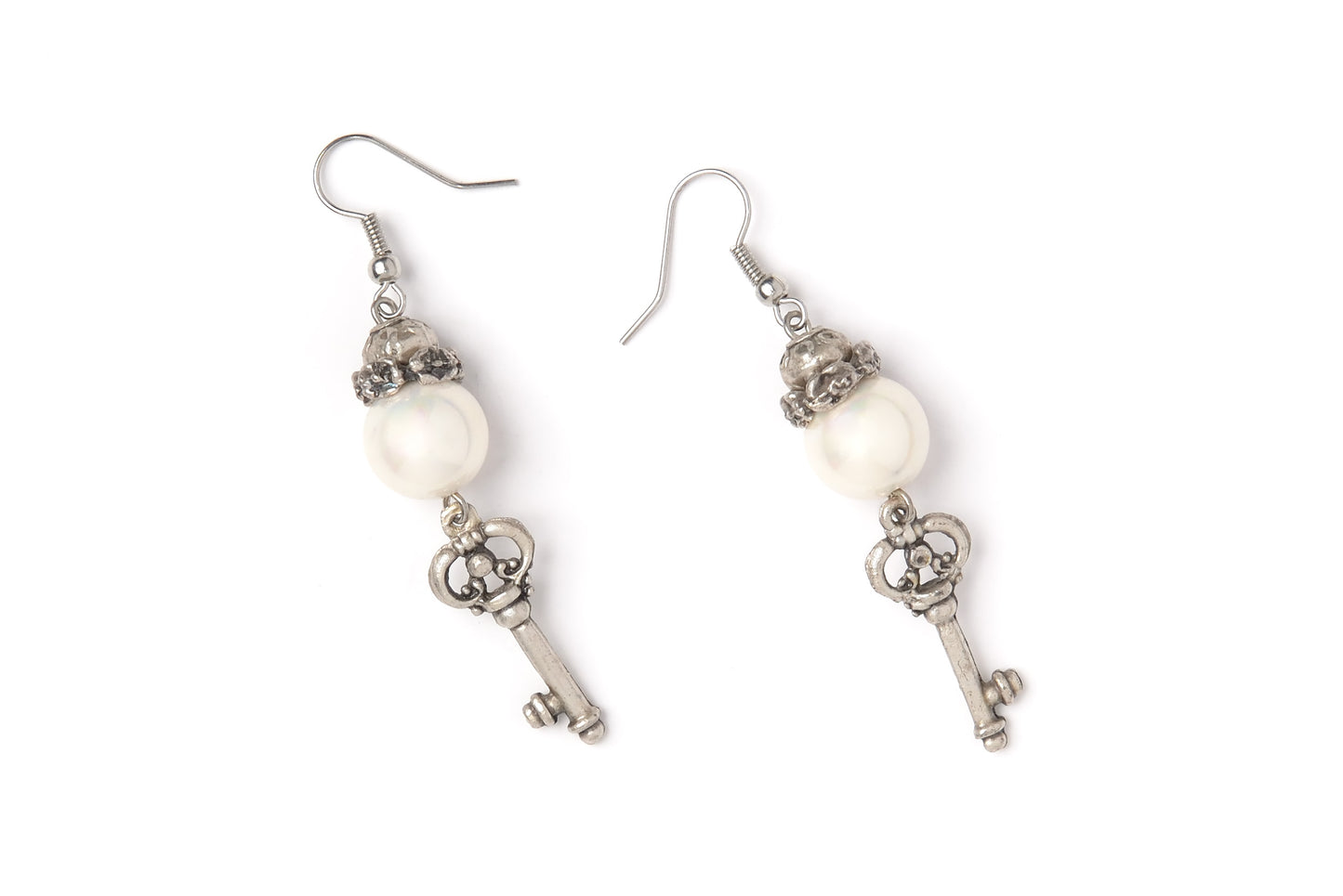 Earrings river pearls