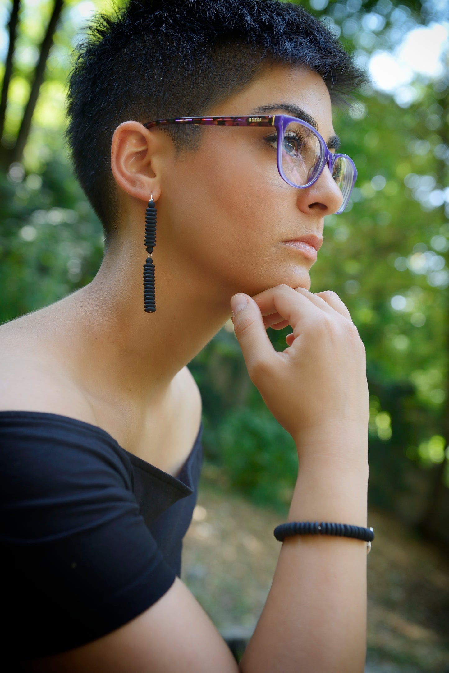 Bracelet glass CC