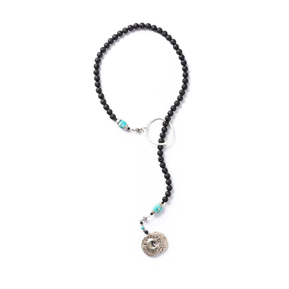 Ogrlica vulkanski kamen provlačenje 