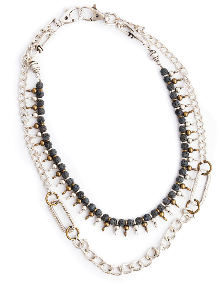 Ogrlica vulkanski kamen