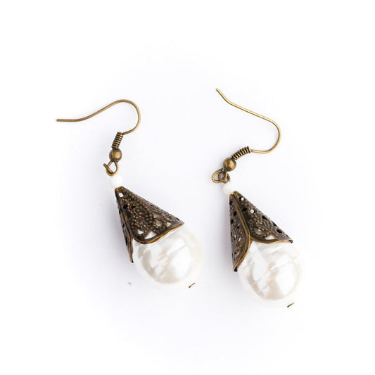 Earrings river pearls