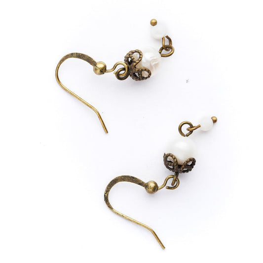 Earrings river pearls