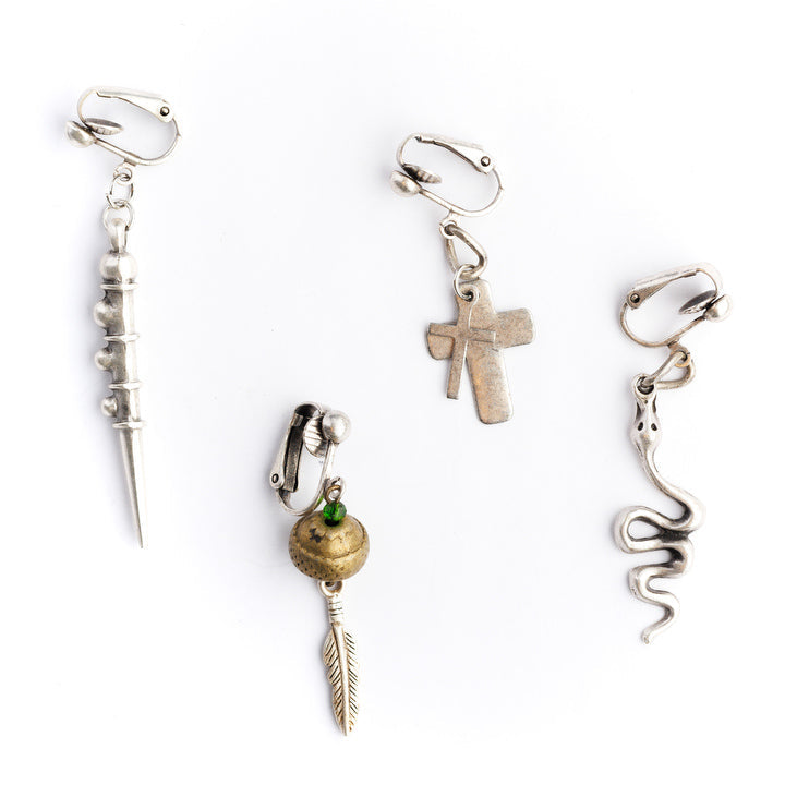 Naušnice klipsa komad UNISEX