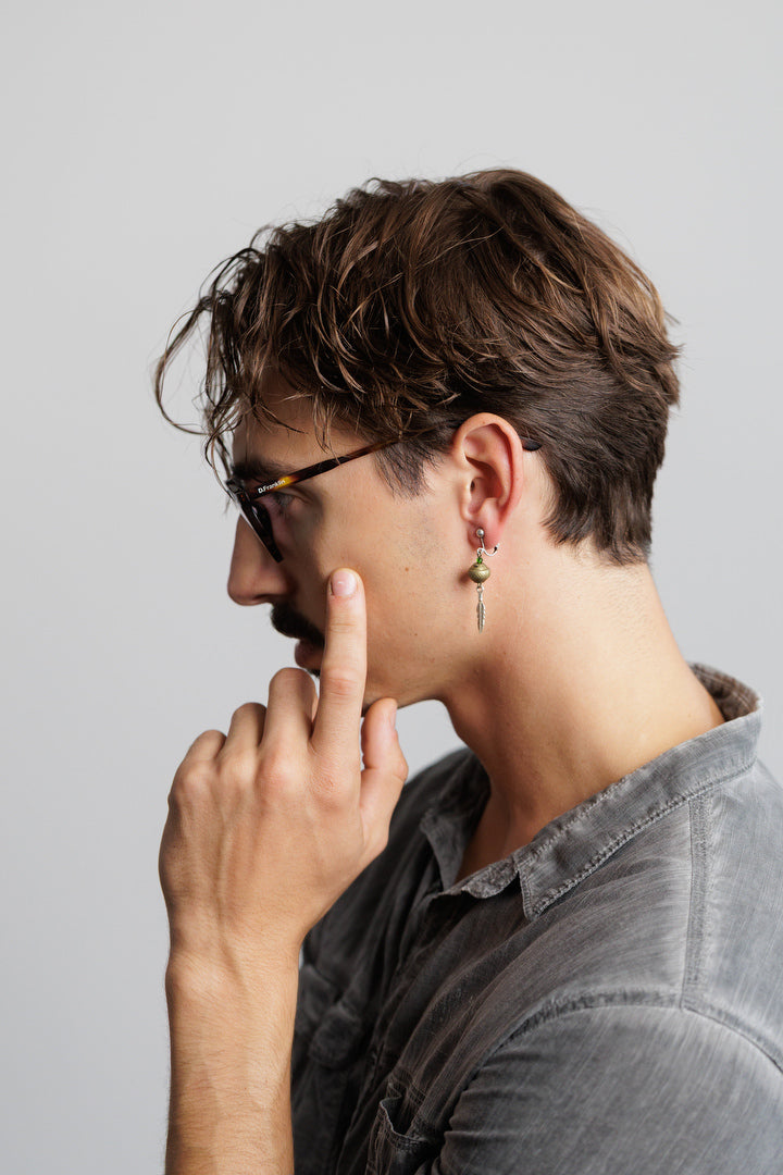 Naušnice klipsa komad UNISEX