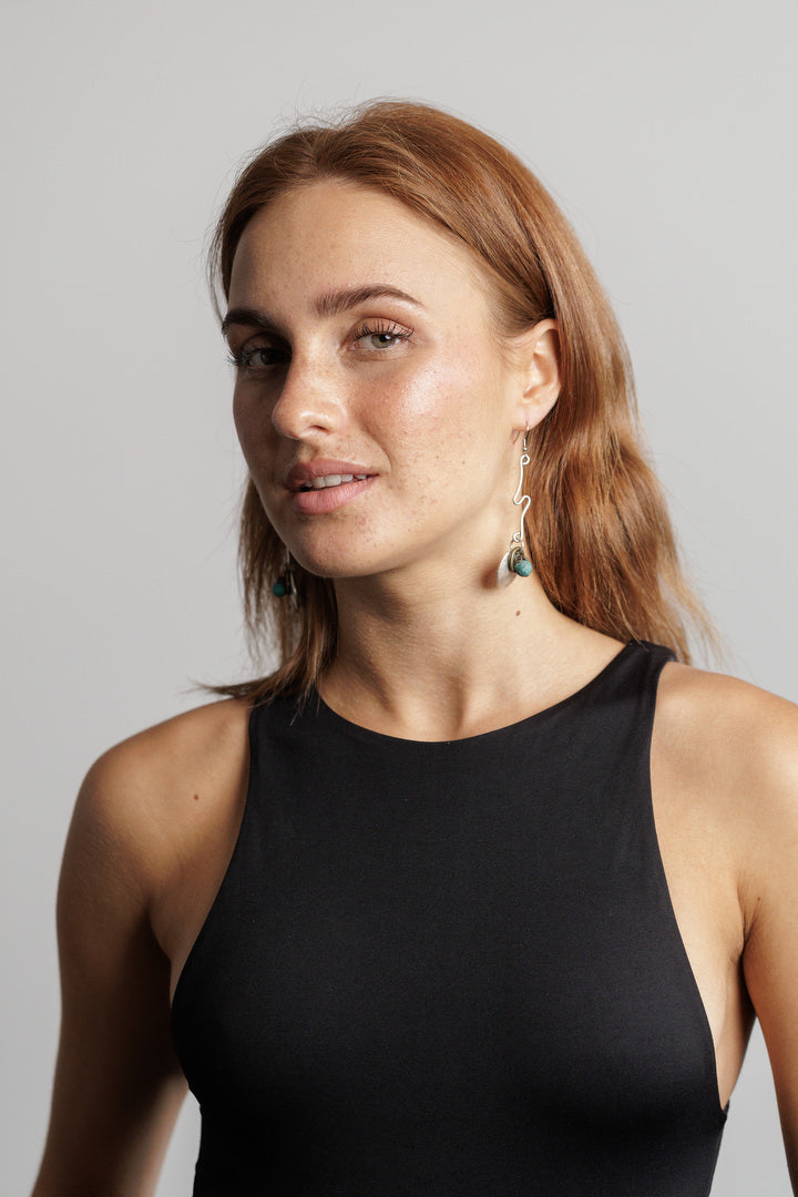 Naušnice afrički tirkiz