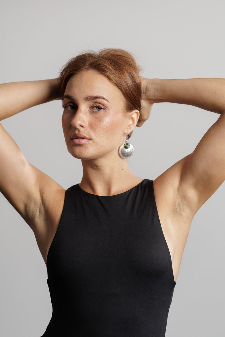 Earrings African turquoise