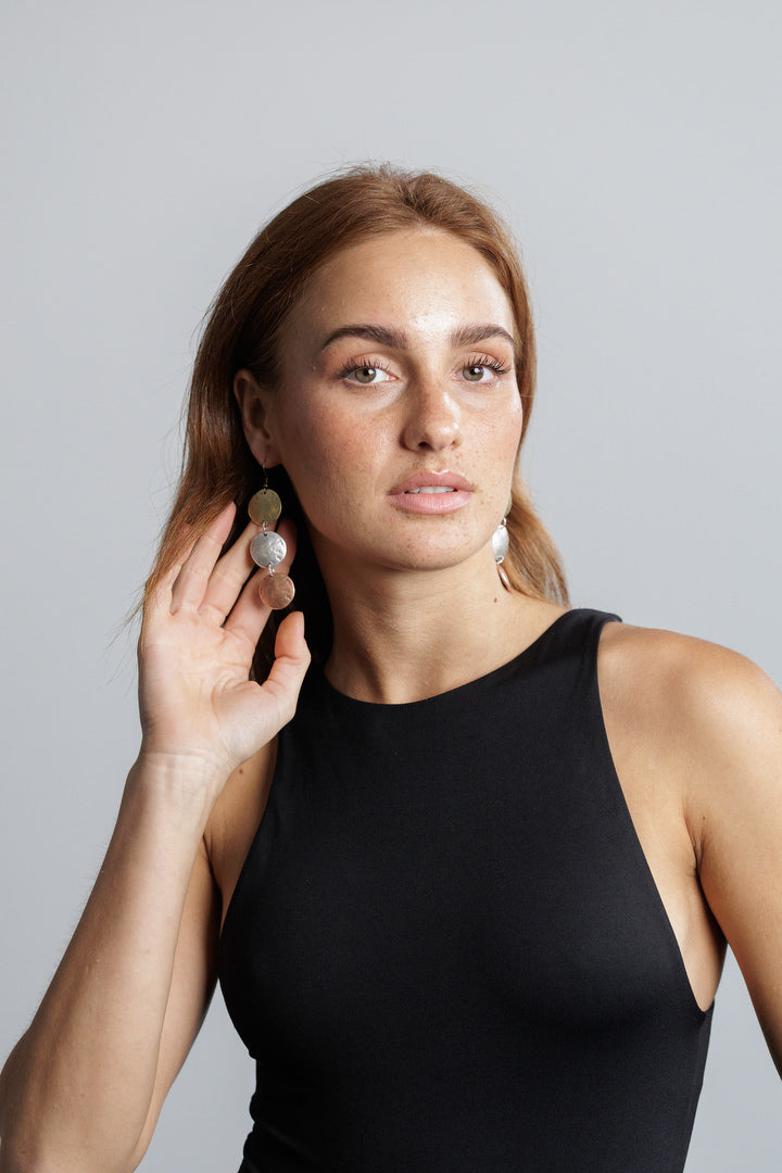 Earrings metal alloy