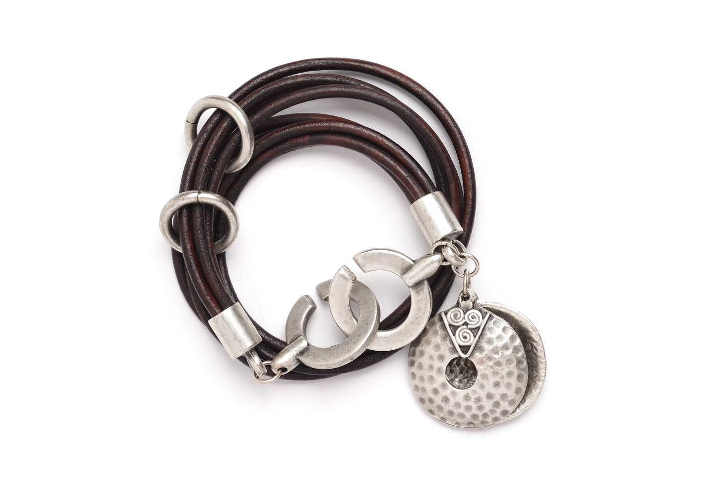 Bracelet/Necklace leather CC