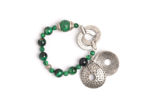 Bracelet malachite CC