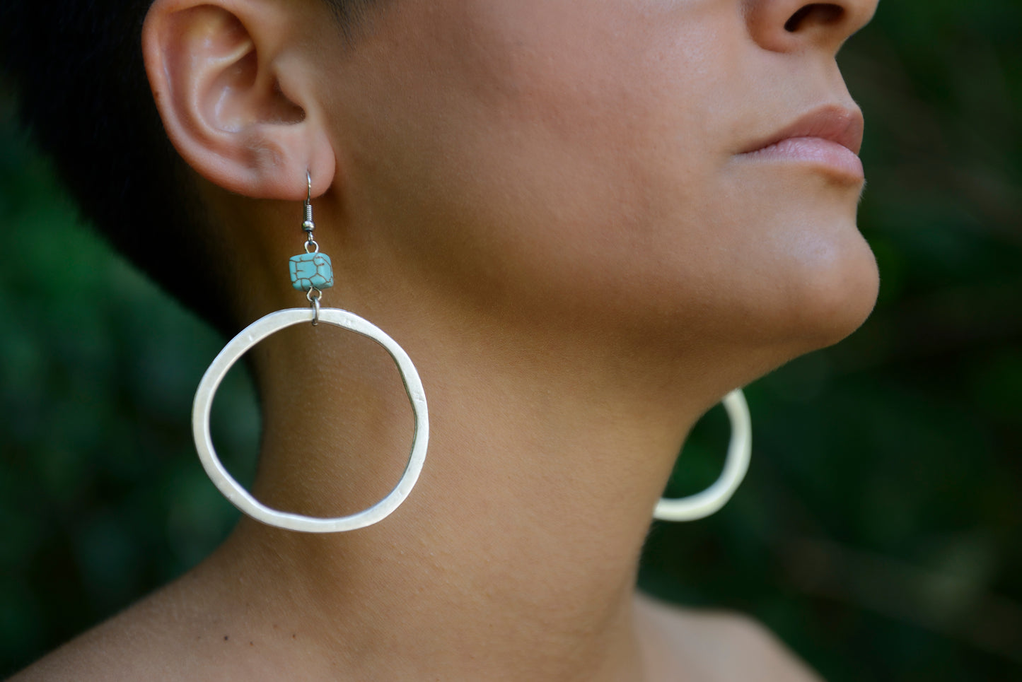 Earrings turquoise Rings