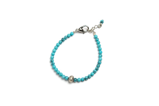 Bracelet turquoise Button