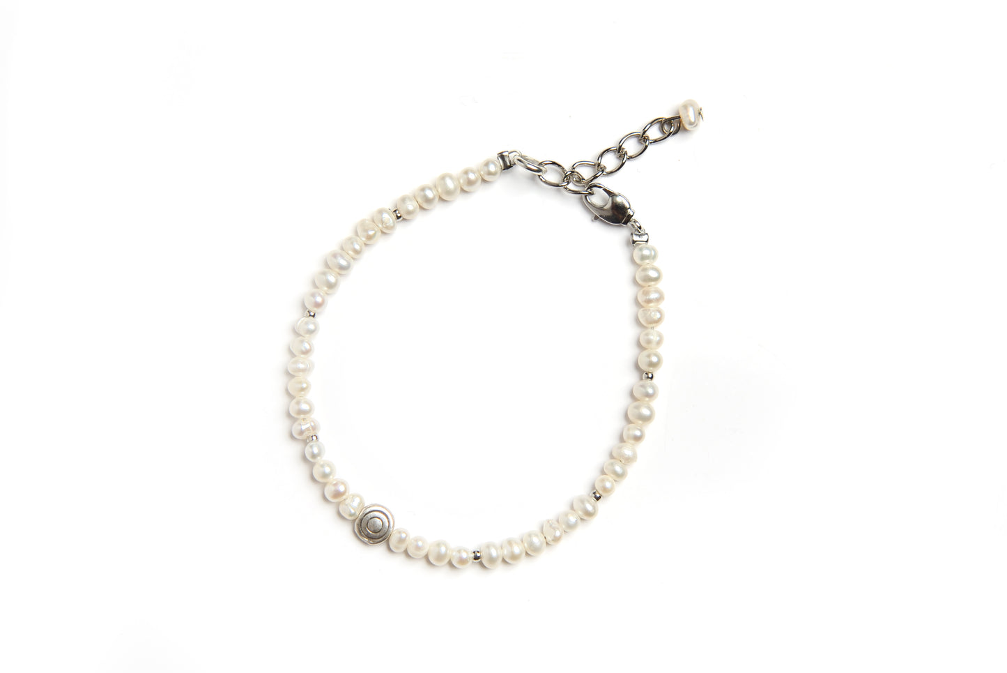 Bracelet Moonstone Button