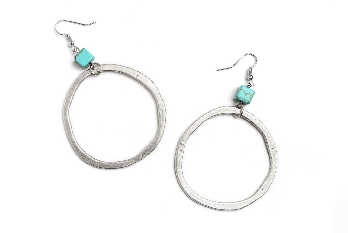 Earrings turquoise Rings